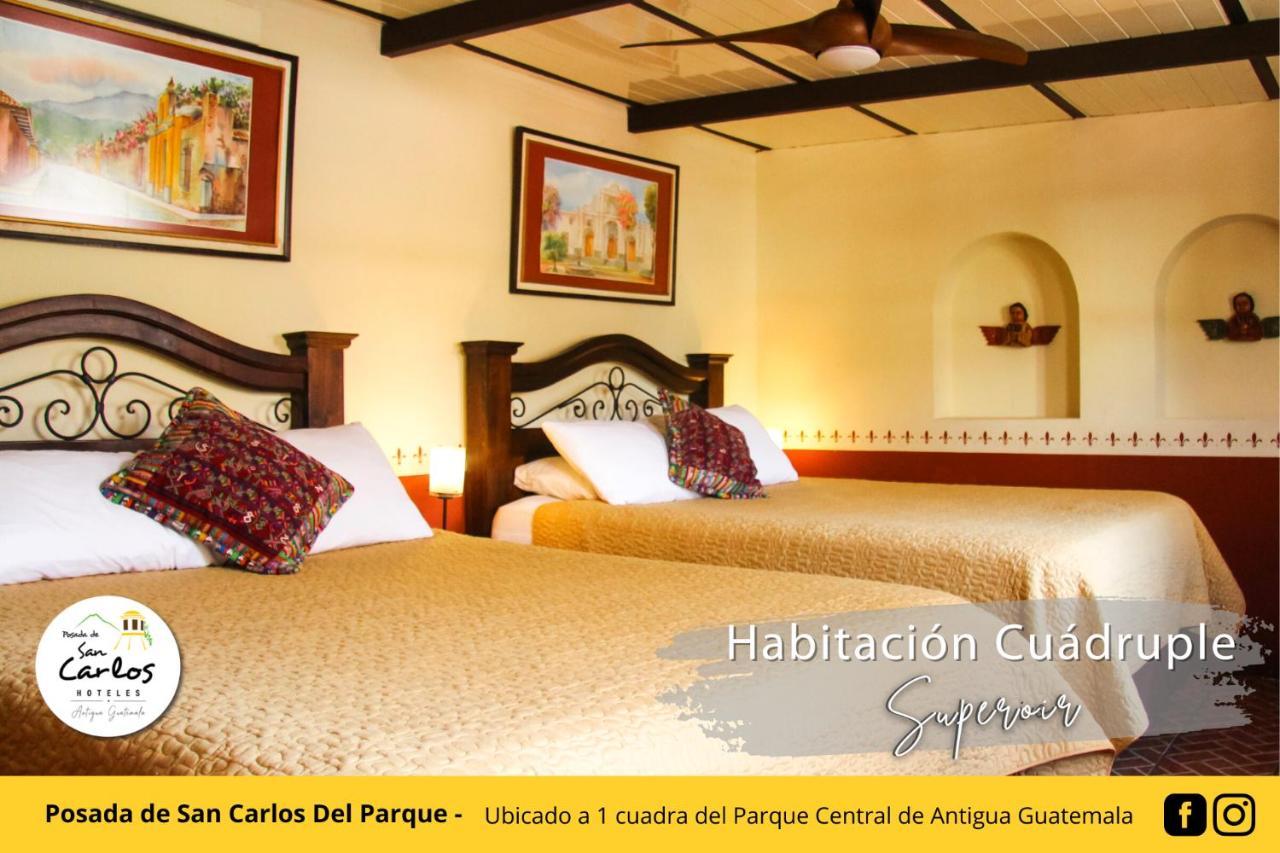 Posada De San Carlos Del Parque 危地马拉安地瓜 外观 照片
