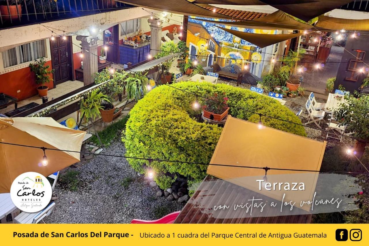 Posada De San Carlos Del Parque 危地马拉安地瓜 外观 照片