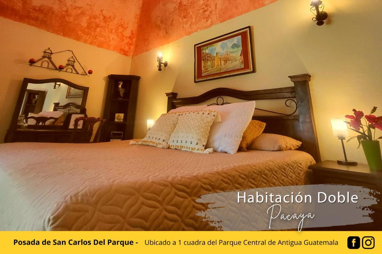 Posada De San Carlos Del Parque 危地马拉安地瓜 外观 照片