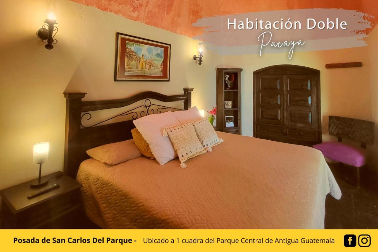Posada De San Carlos Del Parque 危地马拉安地瓜 外观 照片